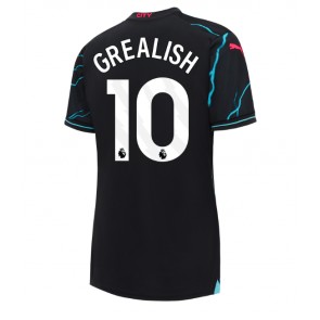 Manchester City Jack Grealish #10 Rezervni Dres za Ženska 2023-24 Kratak Rukavima